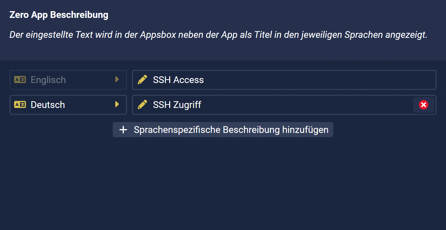 app_ssh_zero_app_beschreibung