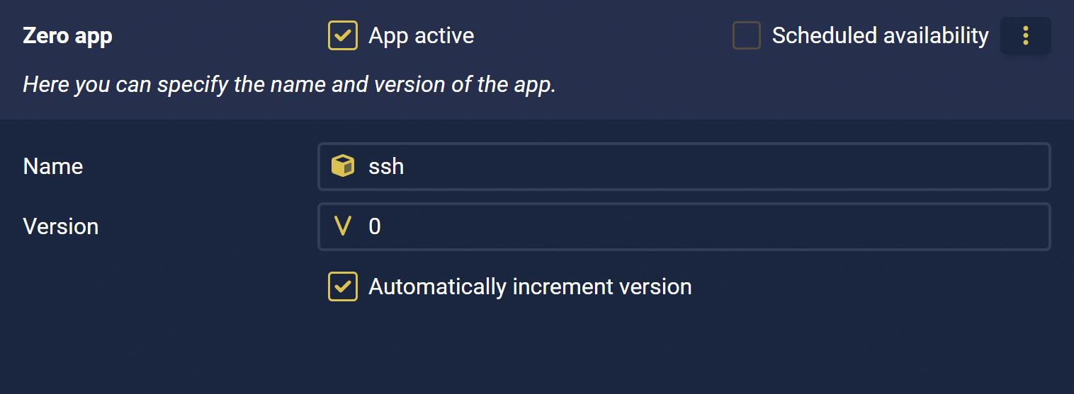 app_ssh_zero_app