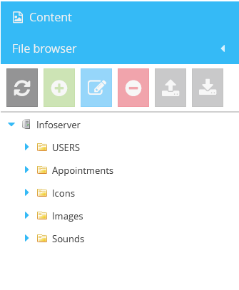 Content File browser