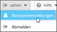 Benutzereinstellungen