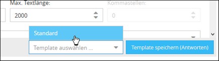 template-antworten-auswählen