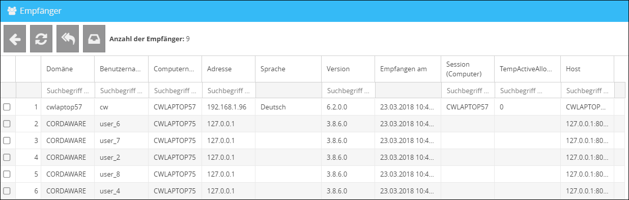 Empfänger_Tabelle